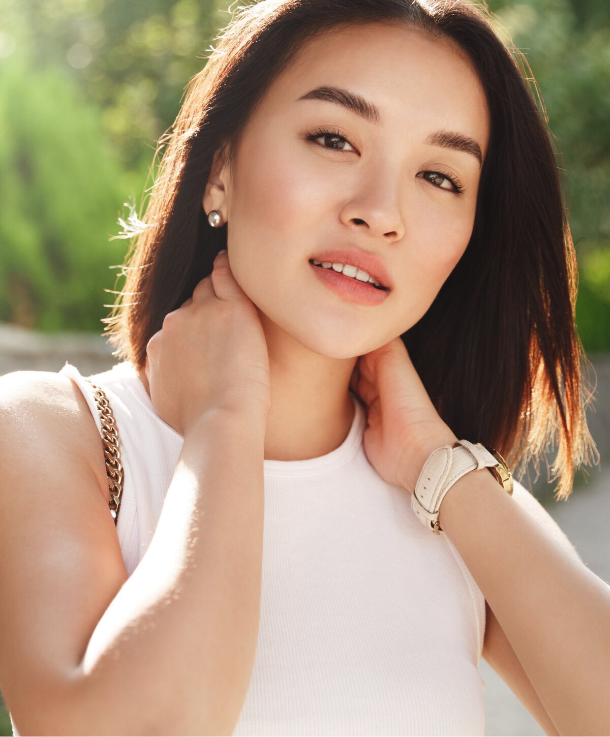 Monmouth County Tixel Skin Resurfacing model with brown hair